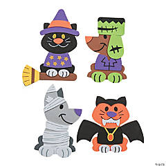 Halloween Pet Magnet Craft Kit - Makes 12