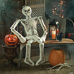 Halloween Plush Skeleton Pillow