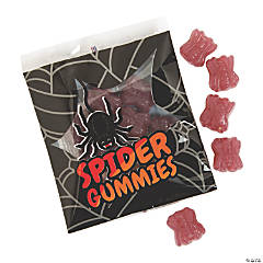 Halloween Spider Gummy Candy Packs
