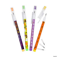 Halloween Stacking Point Pencils - 24 Pc.