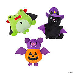 Stuffed Study Buddy Monsters in Containers - 12 Pc.