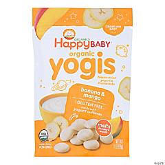 Happy Baby HappyMelts Organic Yogurt Snacks for Babies and Toddlers Banana Mango 1 oz Pack of 8