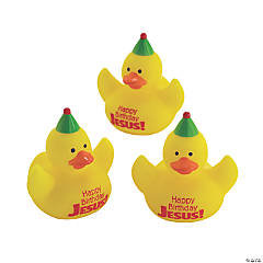 Syhood 24 Pcs Bulk Large Christmas Rubber Ducks 5 Inch Winter
