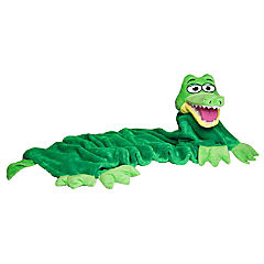 Happy Nappers Cuddleuppets: Gator - Green, 2-In-1: Plush Puppet &amp; Blanket
