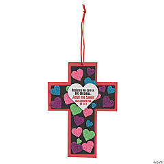 Heart of Jesus Cross Craft Kit - Makes 12
