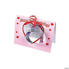 Heart-Shaped Cookie Cutter Valentine Exchanges with Card for 12