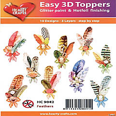 Hearty Crafts Easy 3D Toppers Feathers