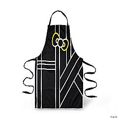 Hello Kitty Pinache Black and Gold Adult Kitchen Apron