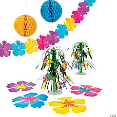 Hibiscus Party Decorating Kit - 9 Pc.