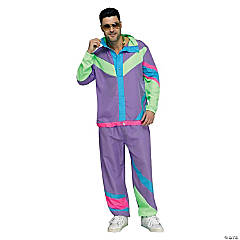 Hip 80s Tracksuit Adult Costume  One Size