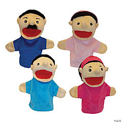 Hispanic Family Puppets