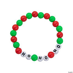 Ho Ho Ho Christmas Beaded Bracelets Craft Kit