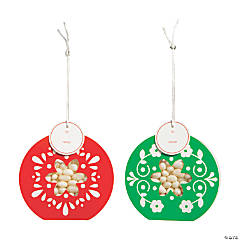 Holiday Ornament Favor Boxes - 12 Pc.