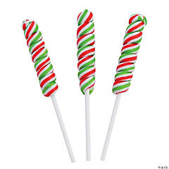 Holiday Twist Lollipops - 12 Pc.