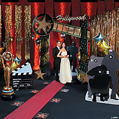 Hollywood Red Carpet Movie Night Grand Decorating Kit - 11 Pc.