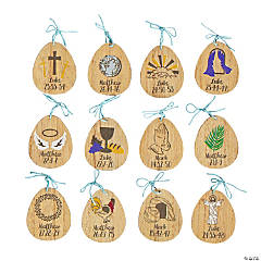 Holy Week Ornaments - 12 Pc.