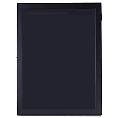 HOMCOM Jersey Frame Display Case Shadow Box - Black