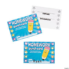 Homework Punch Cards