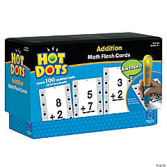 Hot Dots® Flash Cards, Addition Facts 0-9
