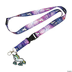 How I Roll Unicorn Lanyards with Charm