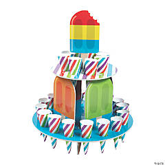Ice Pop Party Treat Stand with Cones - 25 Pc.