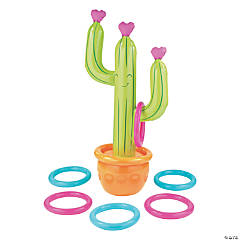 Inflatable Cactus Ring Toss Game