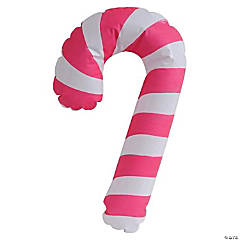 Inflatable Candy Cane for Kids, Pink - Pack of 12