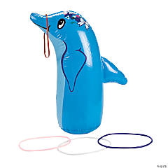 Inflatable Dolphin Ring Toss Game