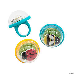Insect Snow Globe Ring Assortment