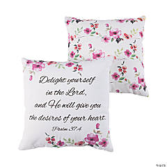 Inspirational Floral Pillow Set - 2 Pc.