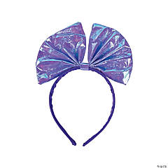 Iridescent Bow Headbands - 12 Pc.