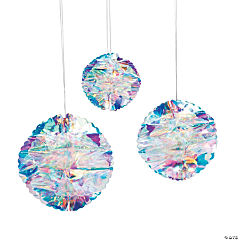 Iridescent Honeycomb Hanging Decorations
