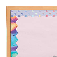 Iridescent Scalloped Double-Sided Bulletin Board Borders - 12 Pc.