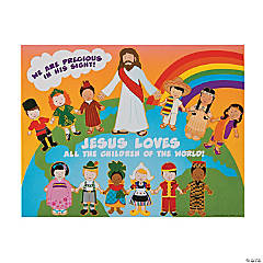 Jesus and the Children Sticker Scenes - 24 Pc.