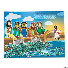 Jesus Visits His Disciples Sticker Scenes - 12 Pc.
