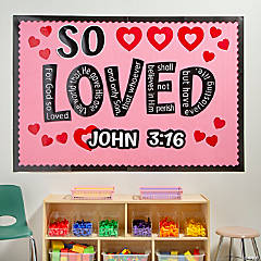 John 3:16 Classroom Mini Bulletin Board Set - 21 Pc.