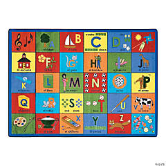 Joy Carpets Space Alphabet® Classroom Rug | Oriental Trading