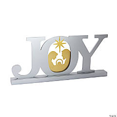 Joy Nativity Tabletop Decoration