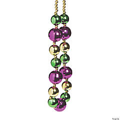 Jumbo Mardi Gras Bead Necklace
