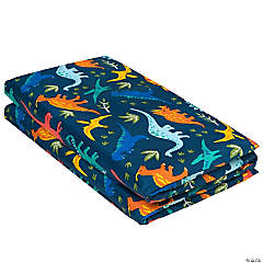 Lambs & Ivy Oceania Blue Turquoise Coral Fleece Baby Blanket with