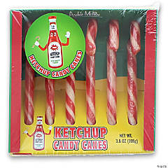 Ketchup Flavored Candy Canes  6 Piece Gift Set