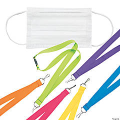 Kid&#8217;s Disposable Mask & Bright Lanyard Kit for 24