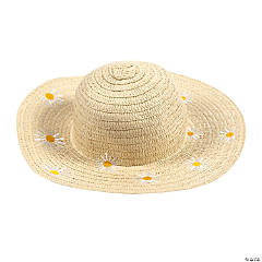 Kid’s Spring Flower Sun Hats - 6 Pc.