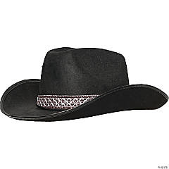 Kids Black Cowboy Sheriff Hat