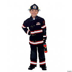 Kids Black Firefighter Helmet