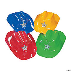 Kids’ Bright Color Cowboy Hats - 12 Pc.