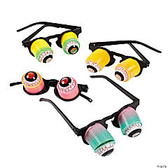 Kids Hanging Rainbow Goo-Goo Eyeglasses- 12 Pc.