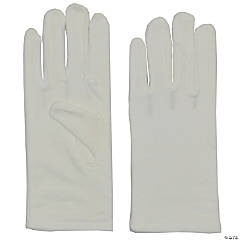 Adult Cotton Gloves Parade Character Fancy Dress Up Halloween Costume Accessory