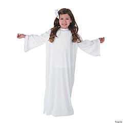 Kids’ S/M White Angel Gown Set