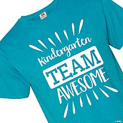 Kindergarten Team Awesome Adult's T-Shirt